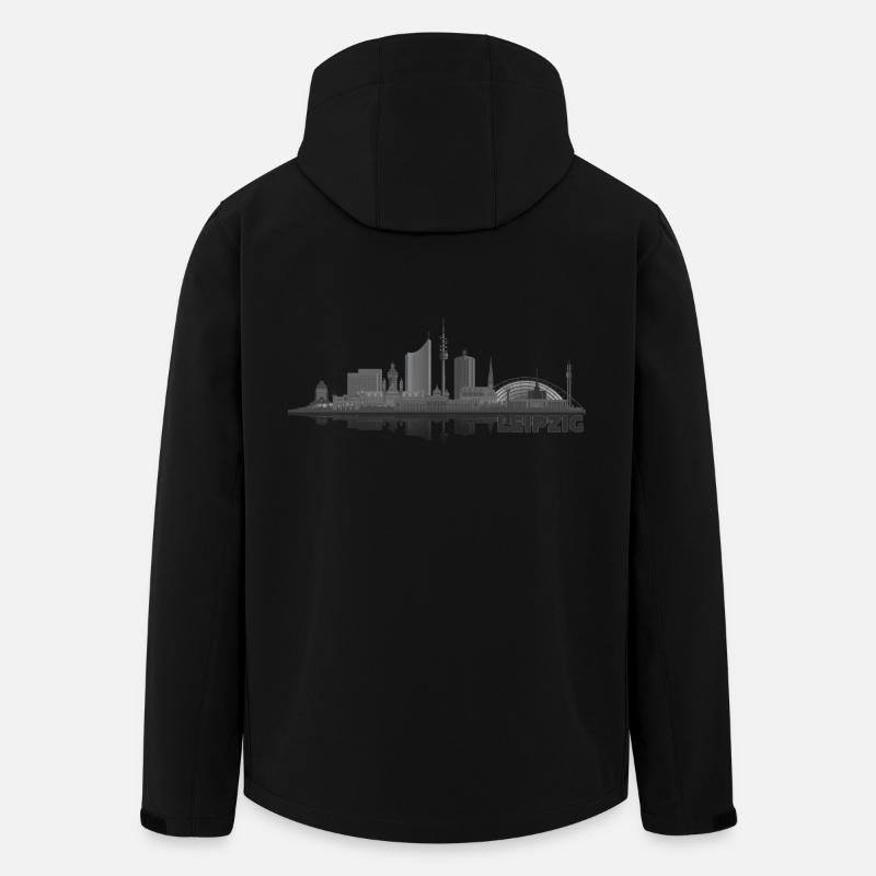 Leipzig05 - Recycelte Männer Softshell-Jacke Discoverer von Stanley/Stella - Schwarz