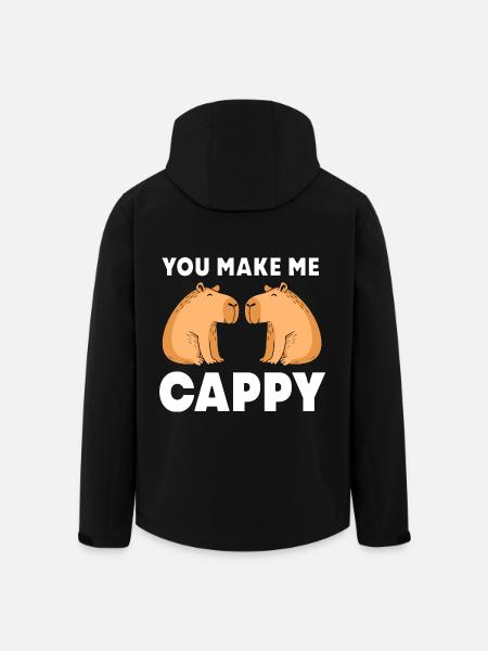 Capibara Capybara - Men’s Recycled Softshell Jacket by Stanley/Stella - black