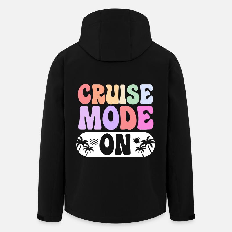 Bateau de croisière - Veste softshell homme en polyester recyclé Stanley/Stella - noir