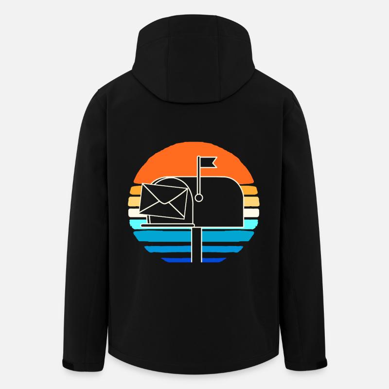 Post Postmark - Men’s Recycled Softshell Jacket by Stanley/Stella - black