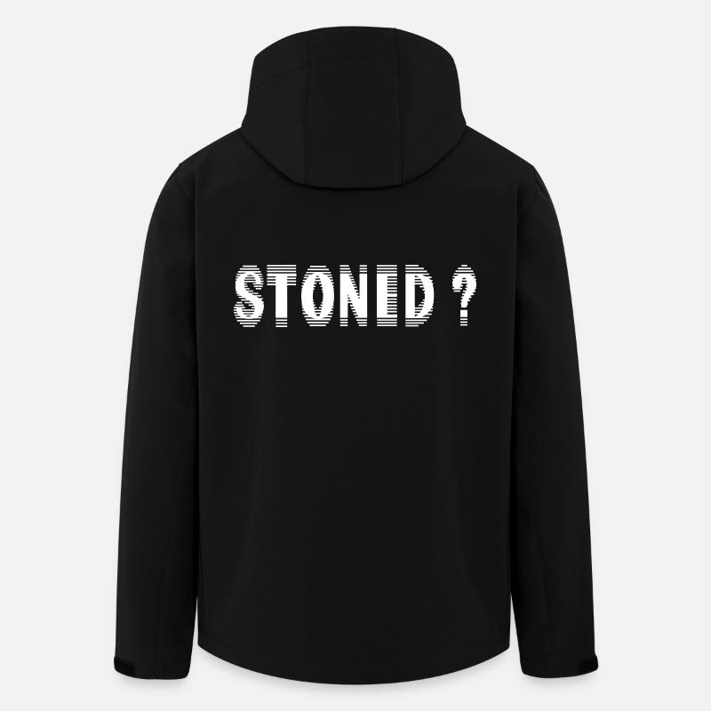Stoned ? - Recycelte Männer Softshell-Jacke von Stanley/Stella - Schwarz