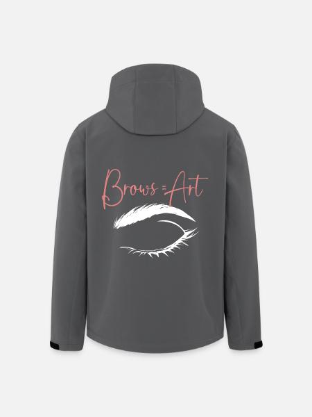 Microblading Makeup Cosmetic Beautician - Men’s Recycled Softshell Jacket by Stanley/Stella - black