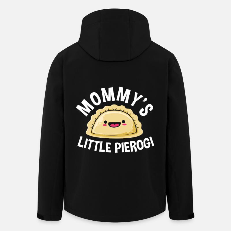 Pologne Polonais Pierogi - Veste softshell homme en polyester recyclé Stanley/Stella - noir