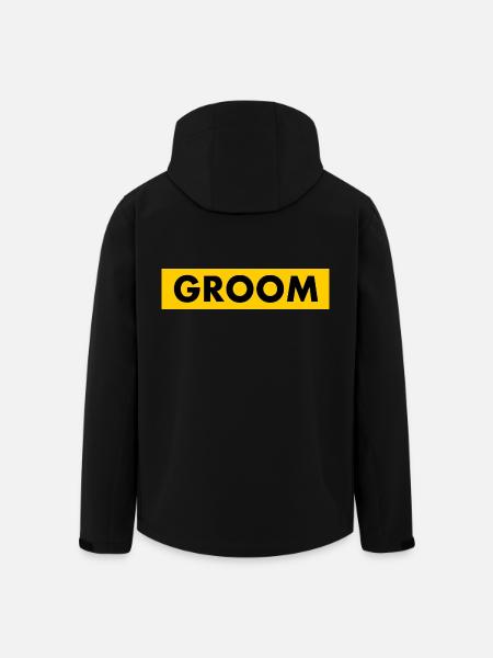 Groom - Men’s Recycled Softshell Jacket by Stanley/Stella - black