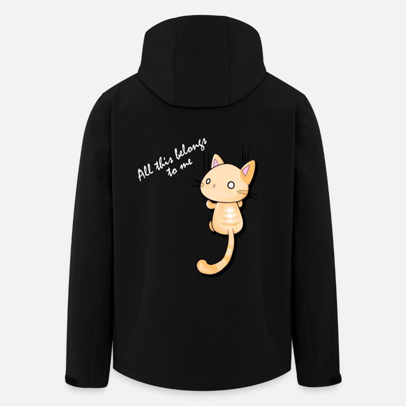 All this is mine! - Men’s Recycled Softshell Jacket by Stanley/Stella - black