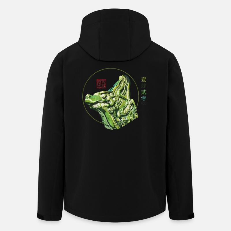 Chinesisch_Architektur_Himmelstempel_Wenshou 1420 - Veste softshell homme en polyester recyclé Stanley/Stella - noir