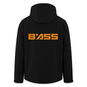 bass3 - Veste softshell homme en polyester recyclé Stanley/Stella - noir - Dos - AI Model Male 185 light (185cm)
