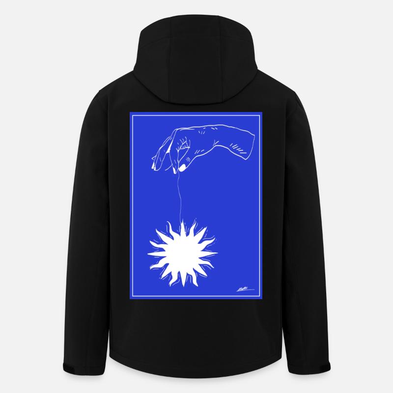 Glanz - Recycelte Männer Softshell-Jacke von Stanley/Stella - Schwarz