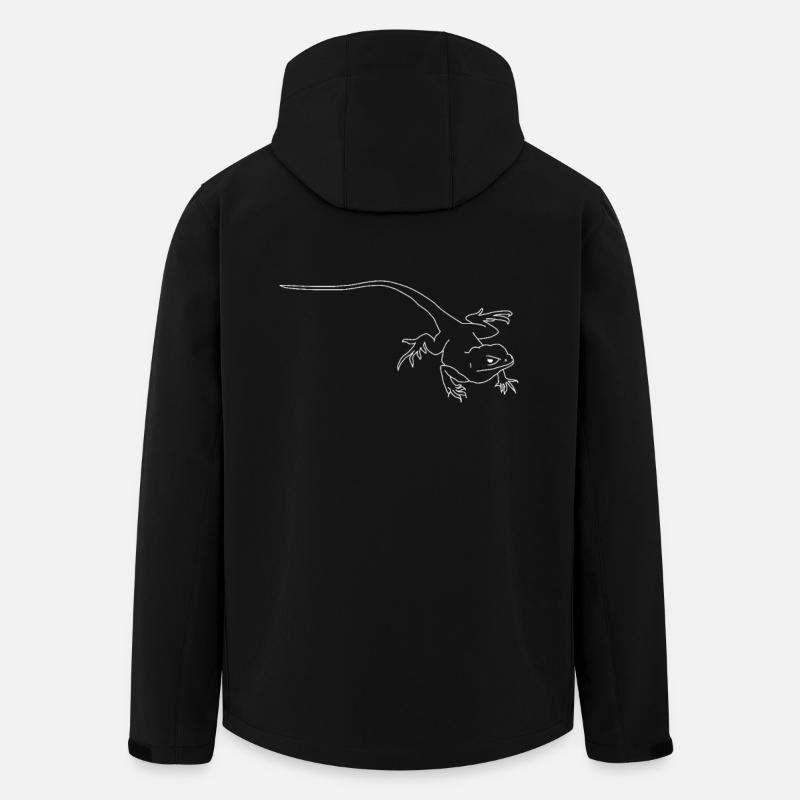 lizard - Men’s Recycled Softshell Jacket by Stanley/Stella - black