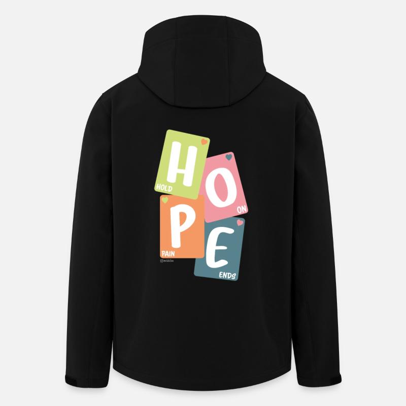 Hope - Recycelte Männer Softshell-Jacke von Stanley/Stella - Schwarz