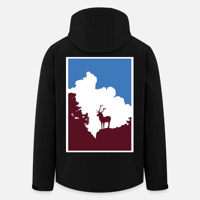 Hirschsprung crazy - Men’s Recycled Softshell Jacket by Stanley/Stella - black