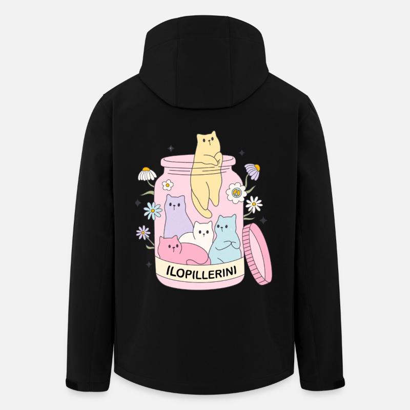 MEINE PILLE DER FREUDE - Recycelte Männer Softshell-Jacke von Stanley/Stella - Schwarz