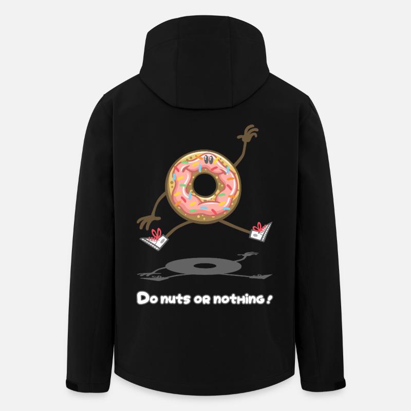 Do nuts or nothing ! - Recycelte Männer Softshell-Jacke von Stanley/Stella - Schwarz