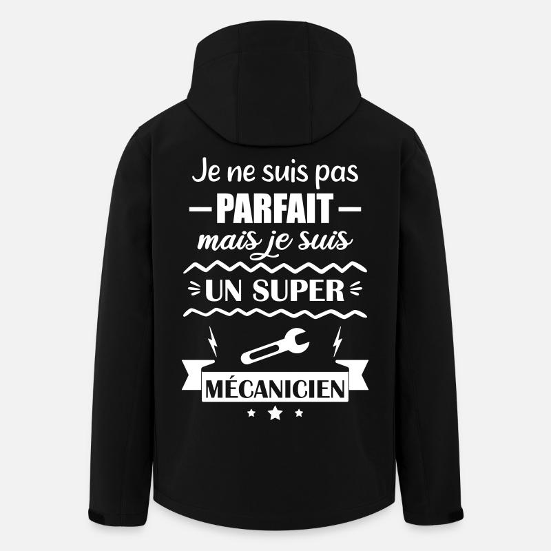 Super Mechanic Garage Tools Mechanic - Men’s Recycled Softshell Jacket by Stanley/Stella - black