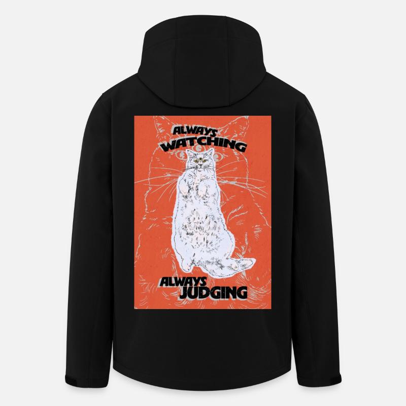 ALWAYS WATCHING, ALWAYS JUDGING - Men’s Recycled Softshell Jacket by Stanley/Stella - black