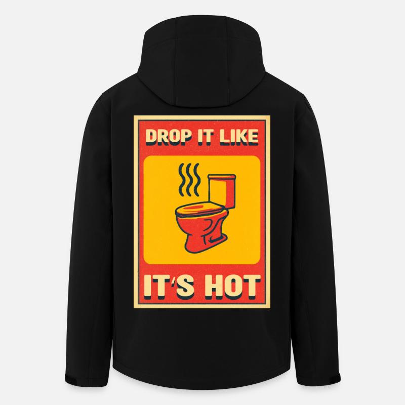 Drop It Like It's Hot Toilet - Men’s Recycled Softshell Jacket by Stanley/Stella - black