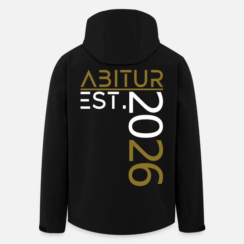 Abitur 2026 - Veste softshell homme en polyester recyclé Stanley/Stella - noir