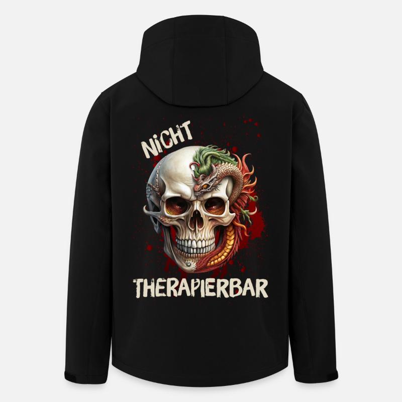 Non traitable - Veste softshell homme en polyester recyclé Stanley/Stella - noir