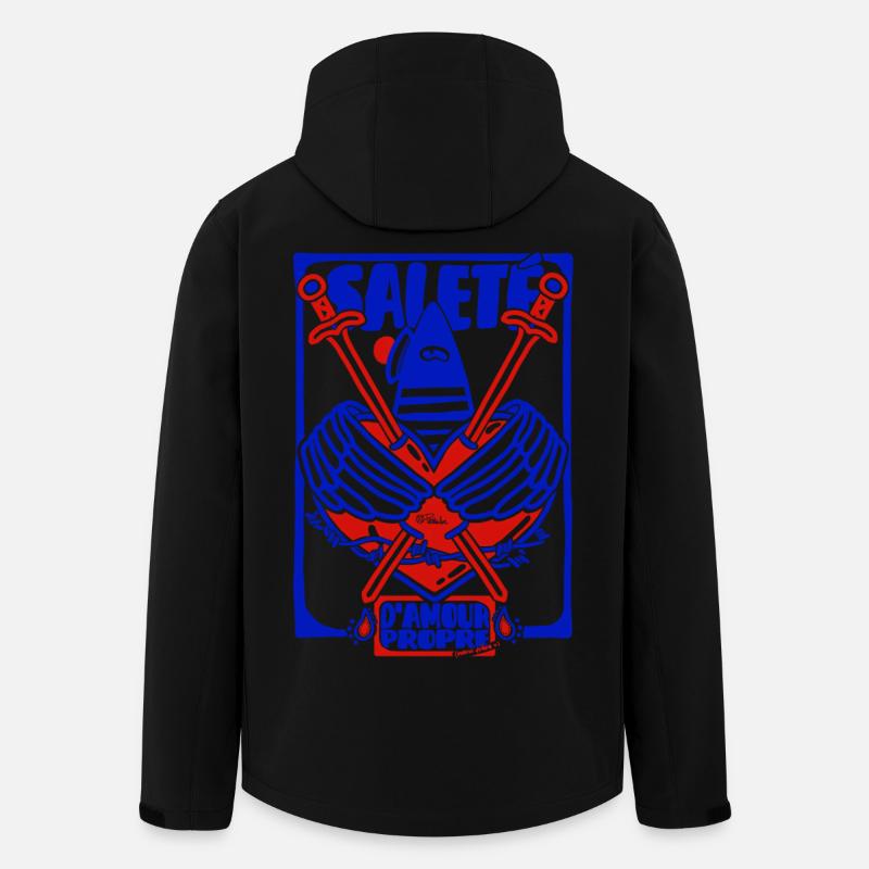 Dreck der Selbstliebe - Recycelte Männer Softshell-Jacke von Stanley/Stella - Schwarz