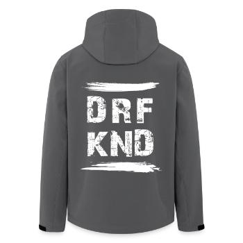 Village Kid - Veste softshell homme en polyester recyclé Stanley/Stella - noir - Dos - AI Model Male 185 light (185cm)