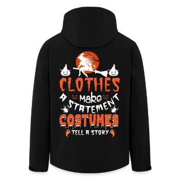 Clothes Statement Costumes Story Halloween Witch - Men’s Recycled Softshell Jacket by Stanley/Stella - black - Back - AI Model Male 185 light (185cm)