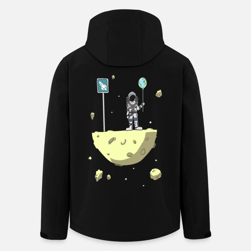 Next stop: Planet Earth - Men’s Recycled Softshell Jacket by Stanley/Stella - black