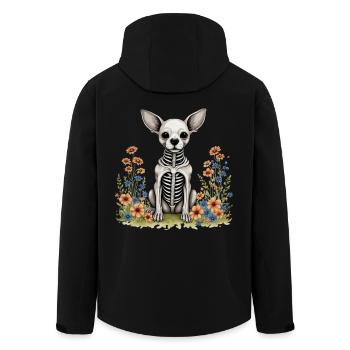 halloween doggo - Men’s Recycled Softshell Jacket by Stanley/Stella - black - Back - AI Model Male 185 light (185cm)