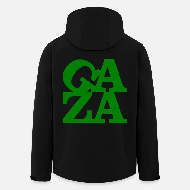 Gaza - Veste softshell homme en polyester recyclé Stanley/Stella - noir
