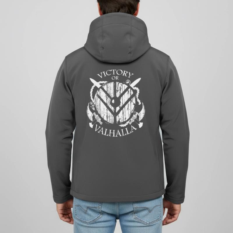 Wikinger oder Valhalla Recycelte Männer Softshell-Jacke Discoverer von Stanley/Stella