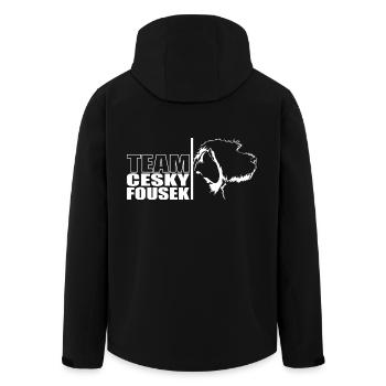 ÉQUIPE Cesky Fousek Chien Chien Wilsigns - Veste softshell homme en polyester recyclé Stanley/Stella - noir - Dos - AI Model Male 185 light (185cm)