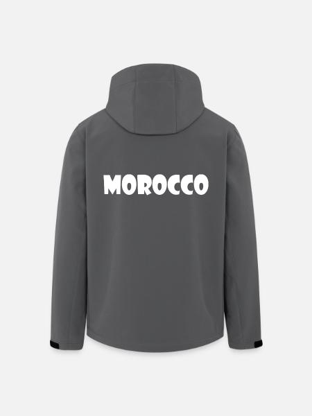 Maroc - Veste softshell homme en polyester recyclé Stanley/Stella - noir