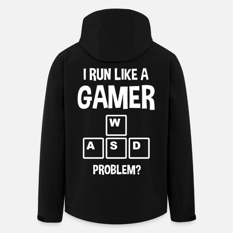 Gaming - Men’s Recycled Softshell Jacket by Stanley/Stella - black