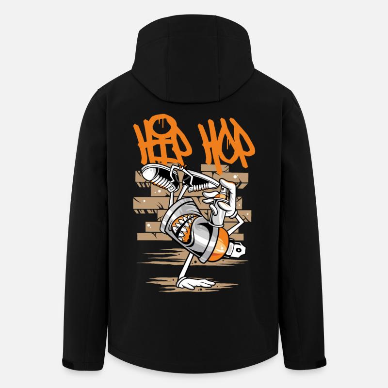 Breakdance B-Boy Streetdance Design Hip Hop Dance - Recycelte Männer Softshell-Jacke von Stanley/Stella - Schwarz