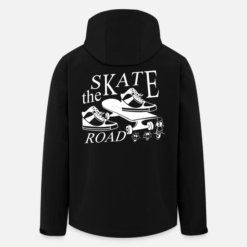 Patineur - Veste softshell homme en polyester recyclé Stanley/Stella - noir