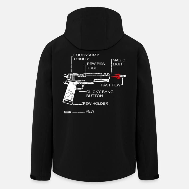Schützenverein - Recycelte Männer Softshell-Jacke von Stanley/Stella - Schwarz