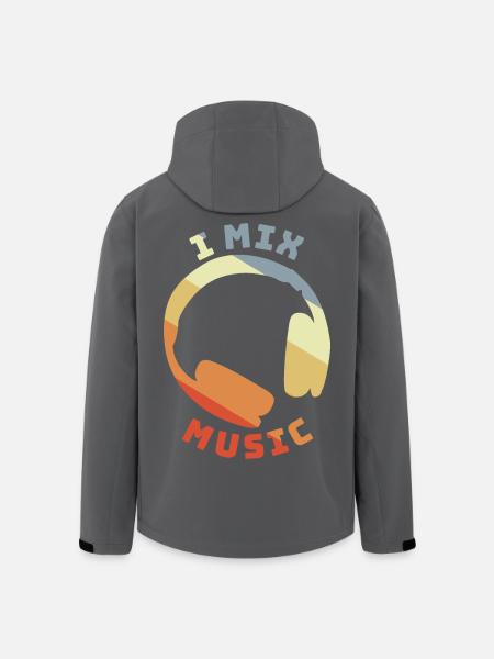 DJ Zitat - Recycelte Männer Softshell-Jacke von Stanley/Stella - Schwarz
