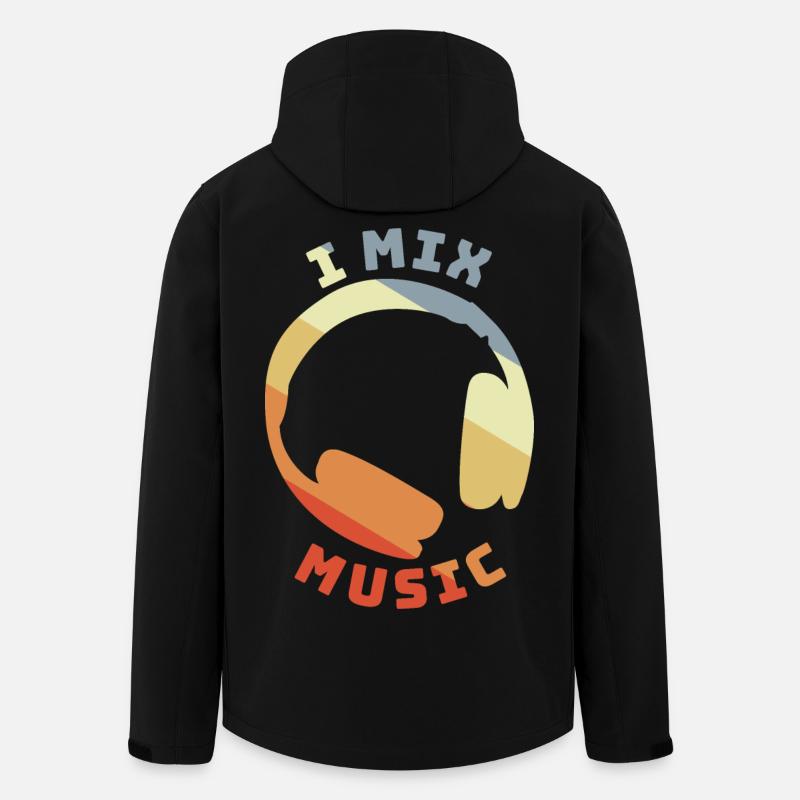 DJ Zitat - Recycelte Männer Softshell-Jacke Discoverer von Stanley/Stella - Schwarz