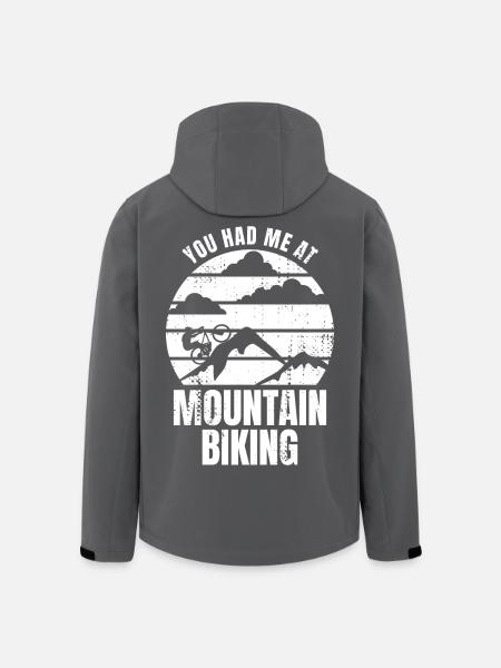 Vététistes - Veste softshell homme en polyester recyclé Stanley/Stella - noir