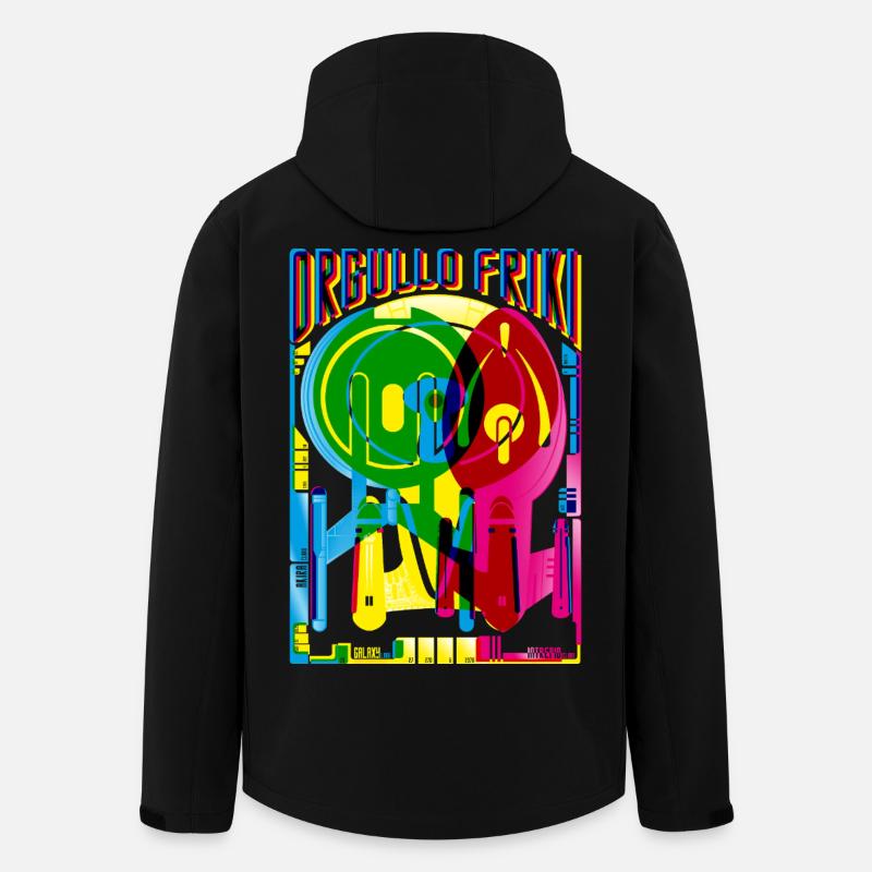 Geek pride - Men’s Recycled Softshell Jacket by Stanley/Stella - black