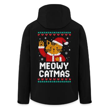 Catmas miaou - Veste softshell homme en polyester recyclé Stanley/Stella - noir - Dos - AI Model Male 185 light (185cm)