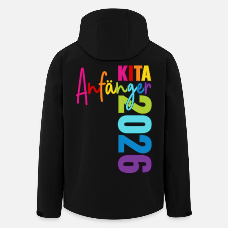 Kita Anfänger 2026 - Recycelte Männer Softshell-Jacke von Stanley/Stella - Schwarz