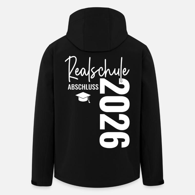 Realschule Graduation - Realschulabschluss 2026 - Men’s Recycled Softshell Jacket by Stanley/Stella - black