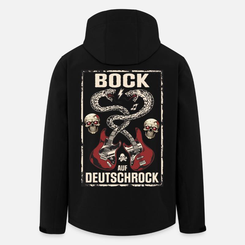 Bock auf Deutschrock - Men’s Recycled Softshell Jacket by Stanley/Stella - black