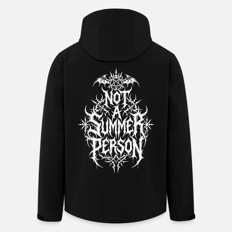 Not a summer person - Recycelte Männer Softshell-Jacke von Stanley/Stella - Schwarz
