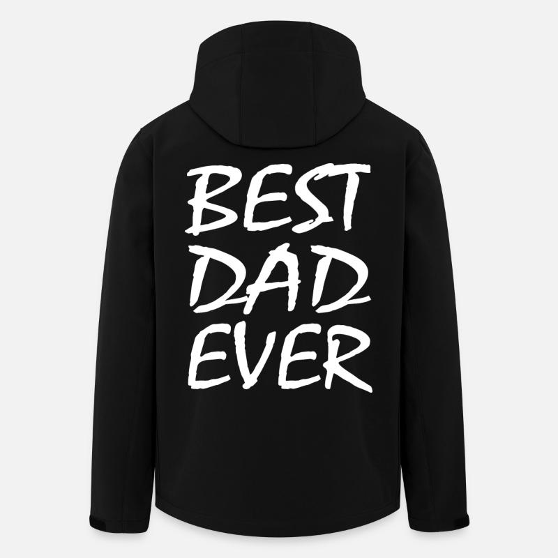 Best dad - Men’s Recycled Softshell Jacket by Stanley/Stella - black