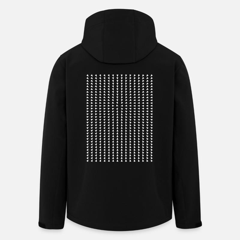Zum Herz - Recycelte Männer Softshell-Jacke von Stanley/Stella - Schwarz