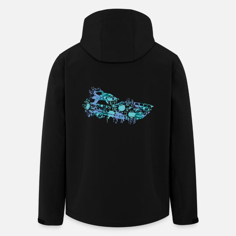Sportboot - Recycelte Männer Softshell-Jacke von Stanley/Stella - Schwarz