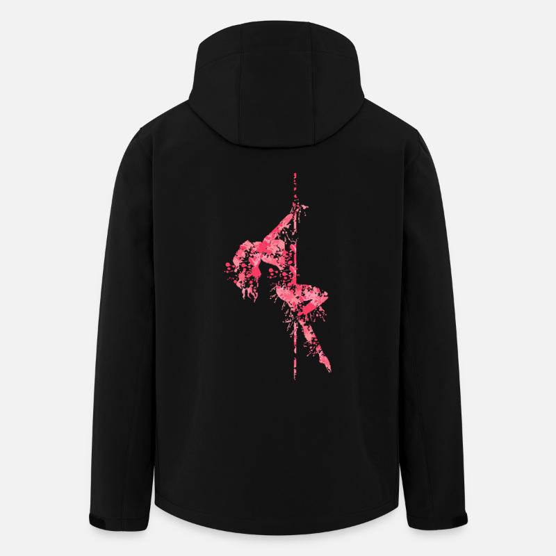 Pole Dance - Veste softshell homme en polyester recyclé Stanley/Stella - noir