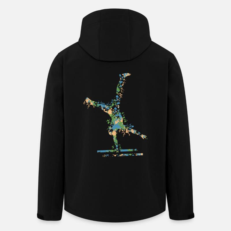 Calisthenics - Recycelte Männer Softshell-Jacke von Stanley/Stella - Schwarz