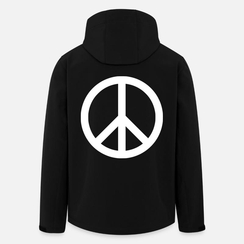 Peace - Veste softshell homme en polyester recyclé Stanley/Stella - noir